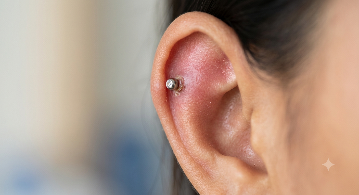 ear piercing image