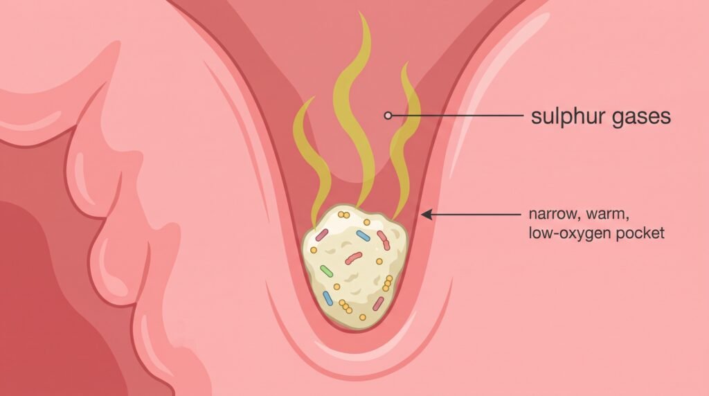 tonsil bad breath